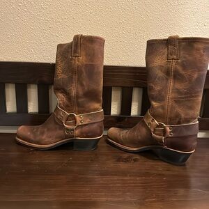 Women’s Frye harness boots